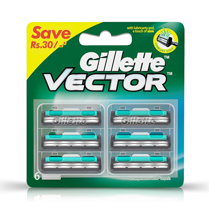 Gillette Shaving Blades Vector Plus 